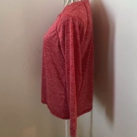 Holloway V-Neck Red Space Dye Athletic Top SZ M - Picture 4 of 7